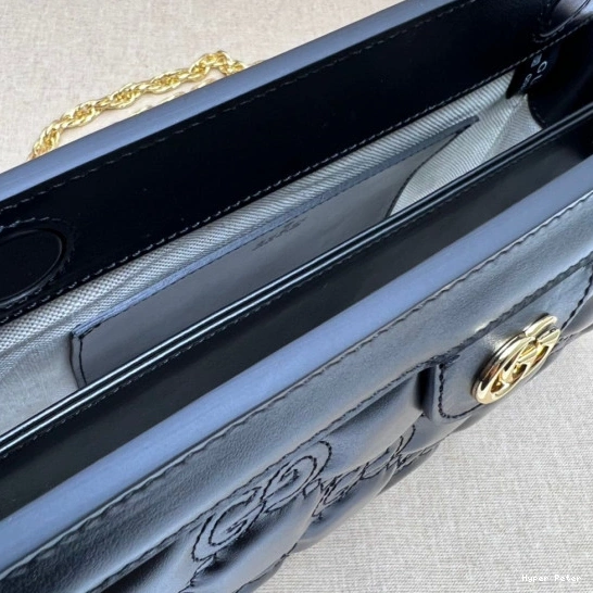 Hyper Peter bag GG leather shoulder GUCCI matelassé 0710